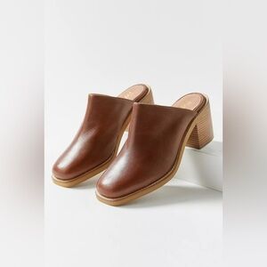 NWOT Anthropologie Seychelles Spur Of The Moment Brown Mules